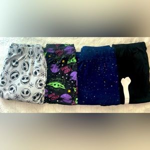 *4 PC BUNDLE* Women’s Assorted Pajama Pants, Size Small (4-6)